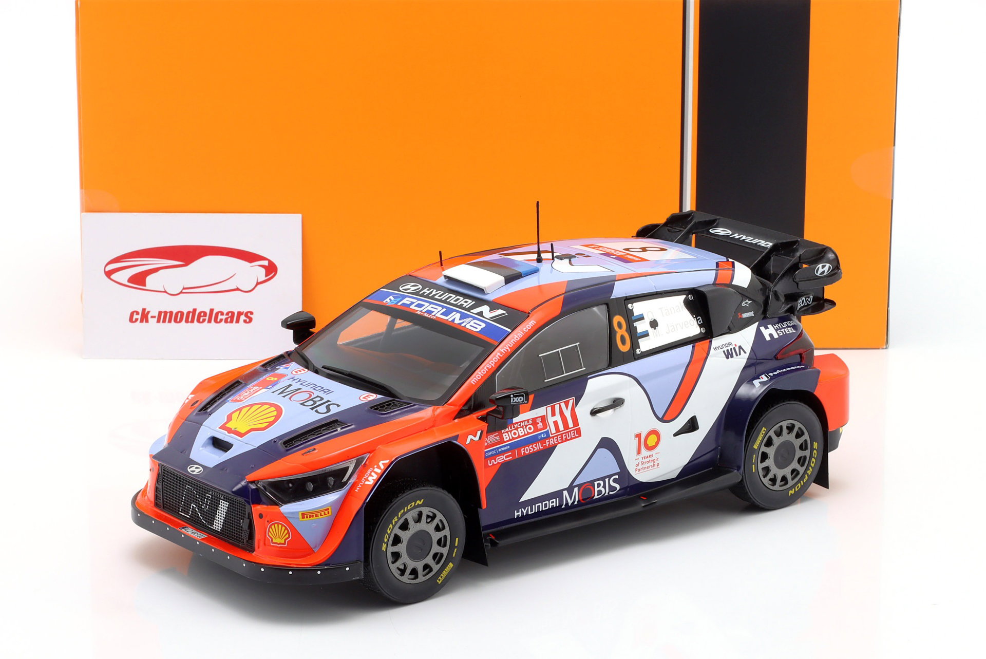 ixo 1/18 ヒョンデ i20 N Rally1 modelo coche 18RMC223.22 4895102348978