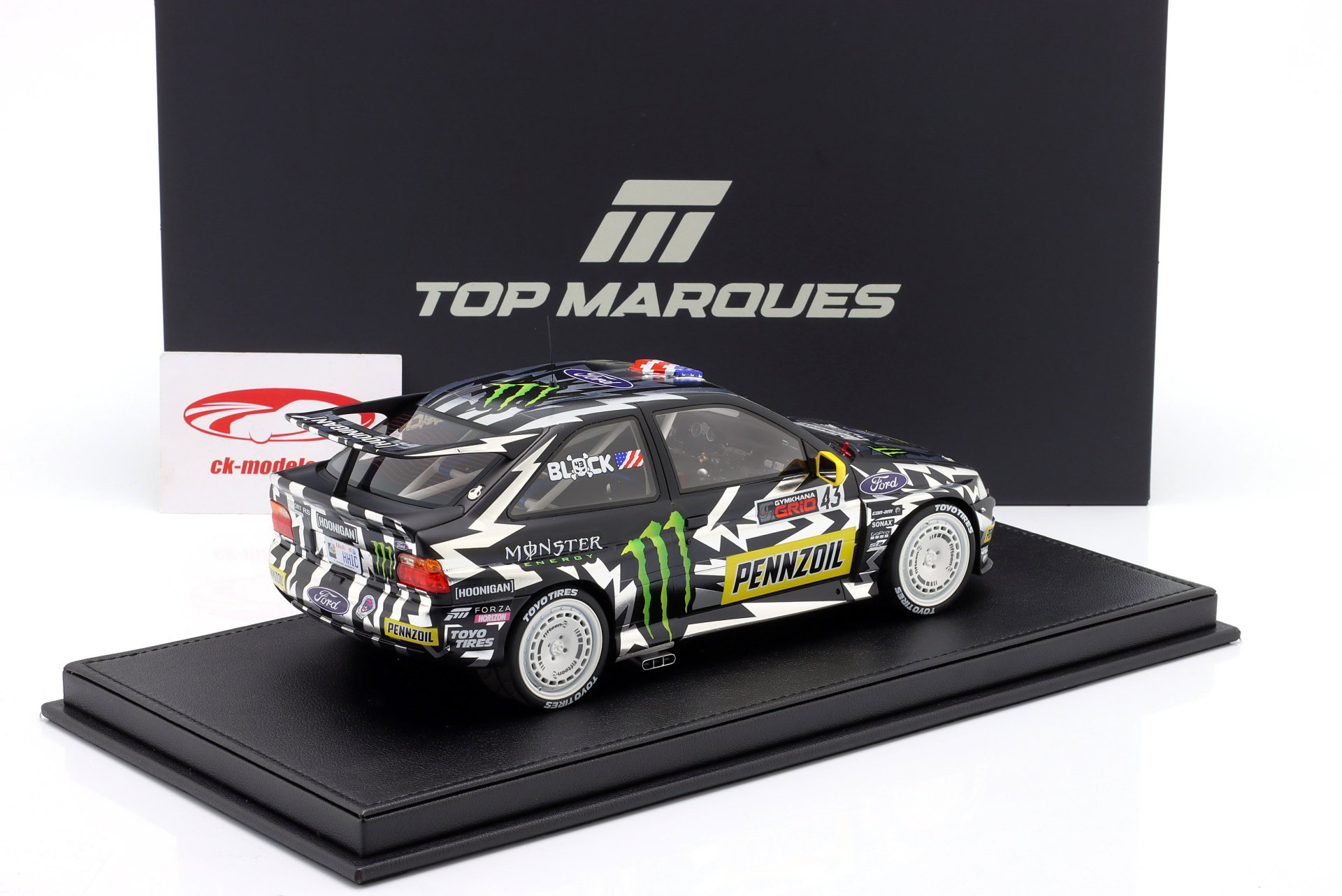 Ford Escort RS Cosworth #43 Hoonigan 2017 Ken Block 1:18 TopMarques