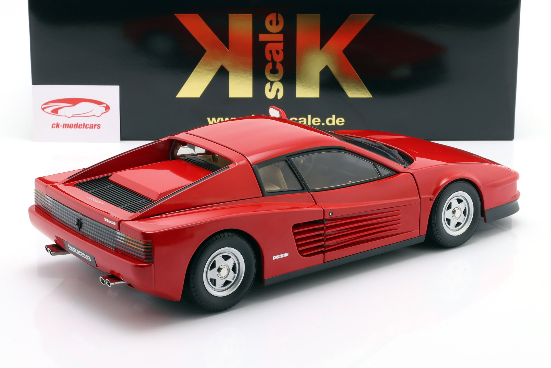 KK-Scale 1:12 Ferrari Testarossa Monospecchio 建設年 1984 赤
