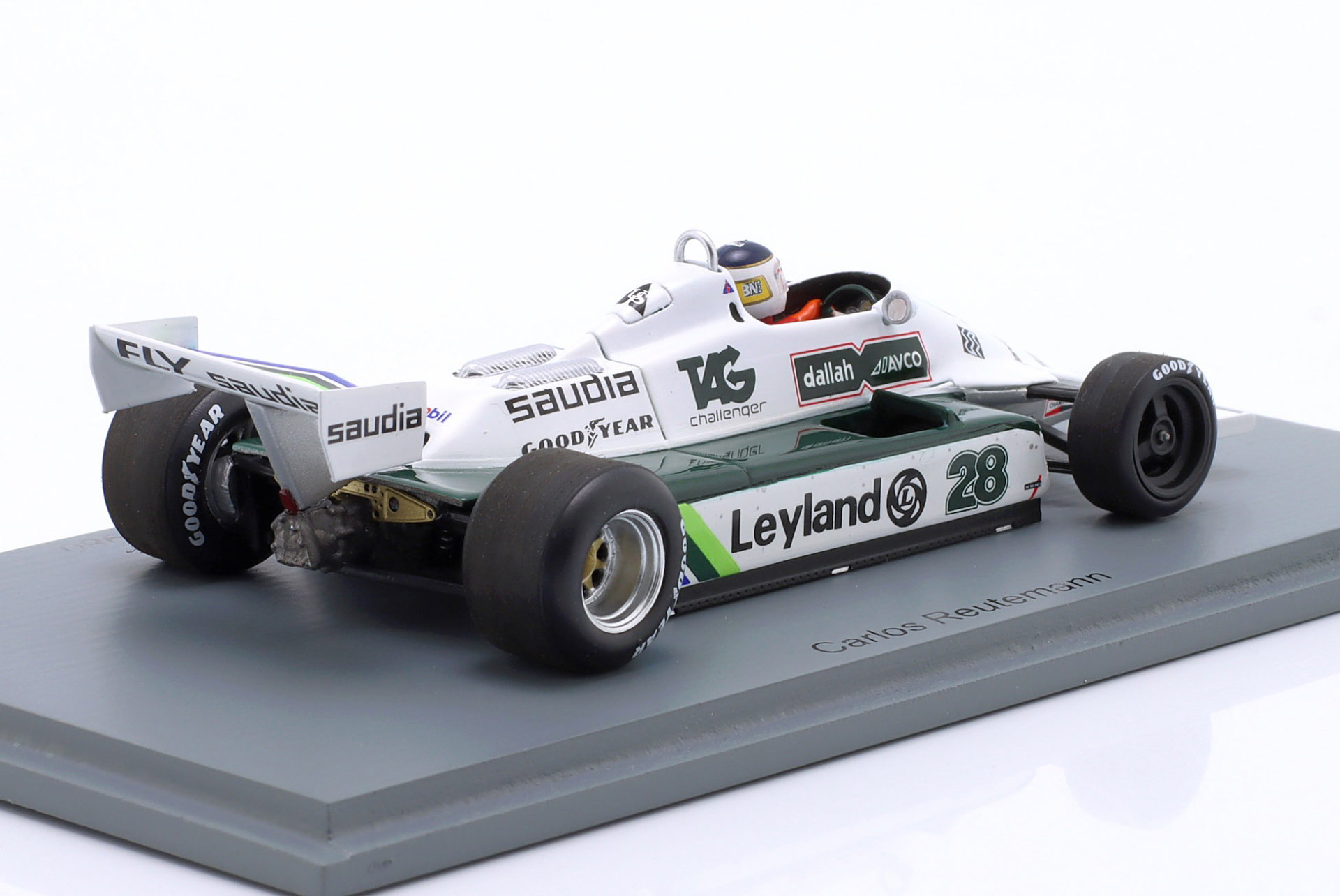 Carlos Reutemann Williams FW07B #28 vinder Monaco GP formel 1 1980 1:43 Spark