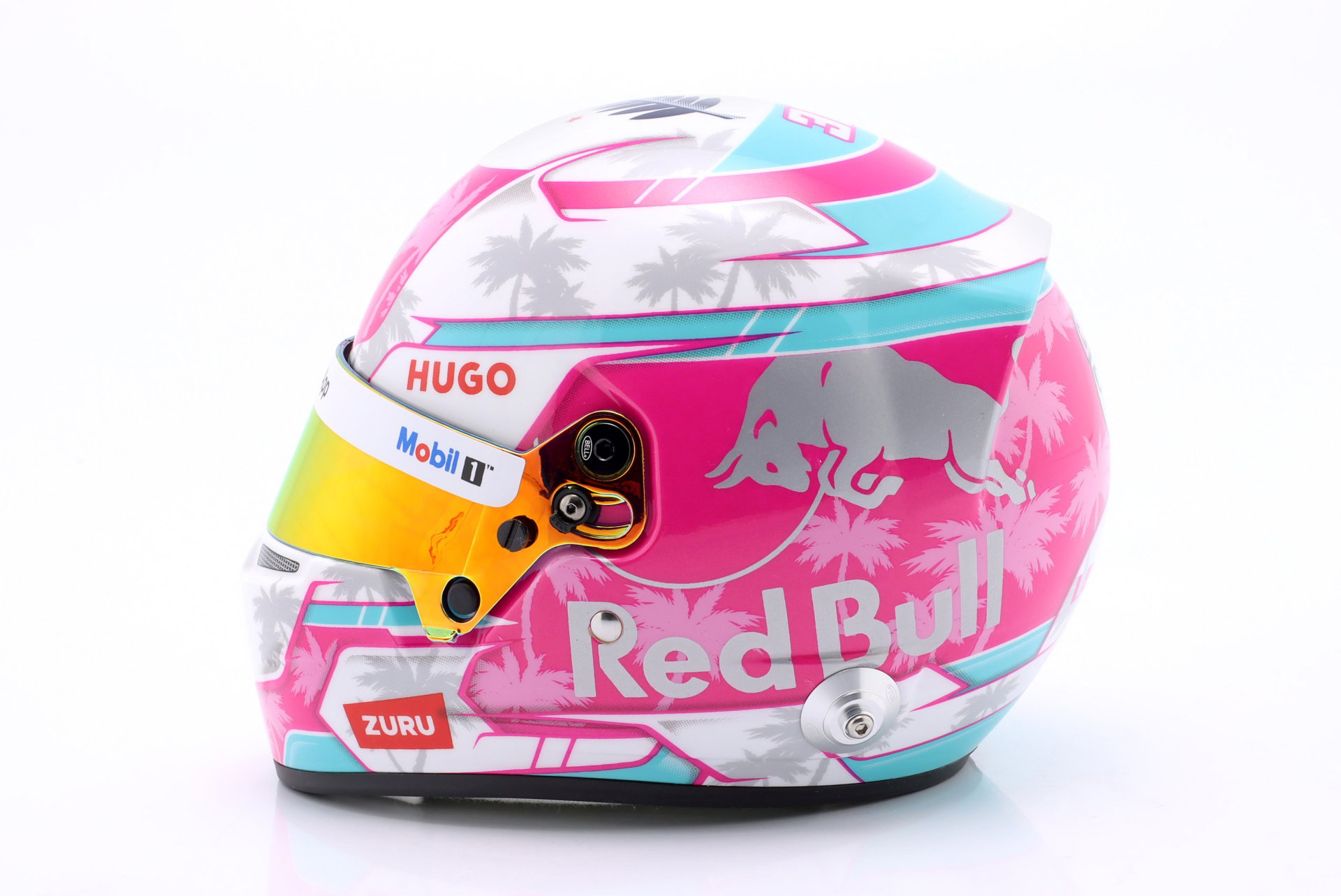 Liam Lawson Visa Cash App Racing Bulls #30 Miami GP formel 1 2025 hjelm 1:2 Bell