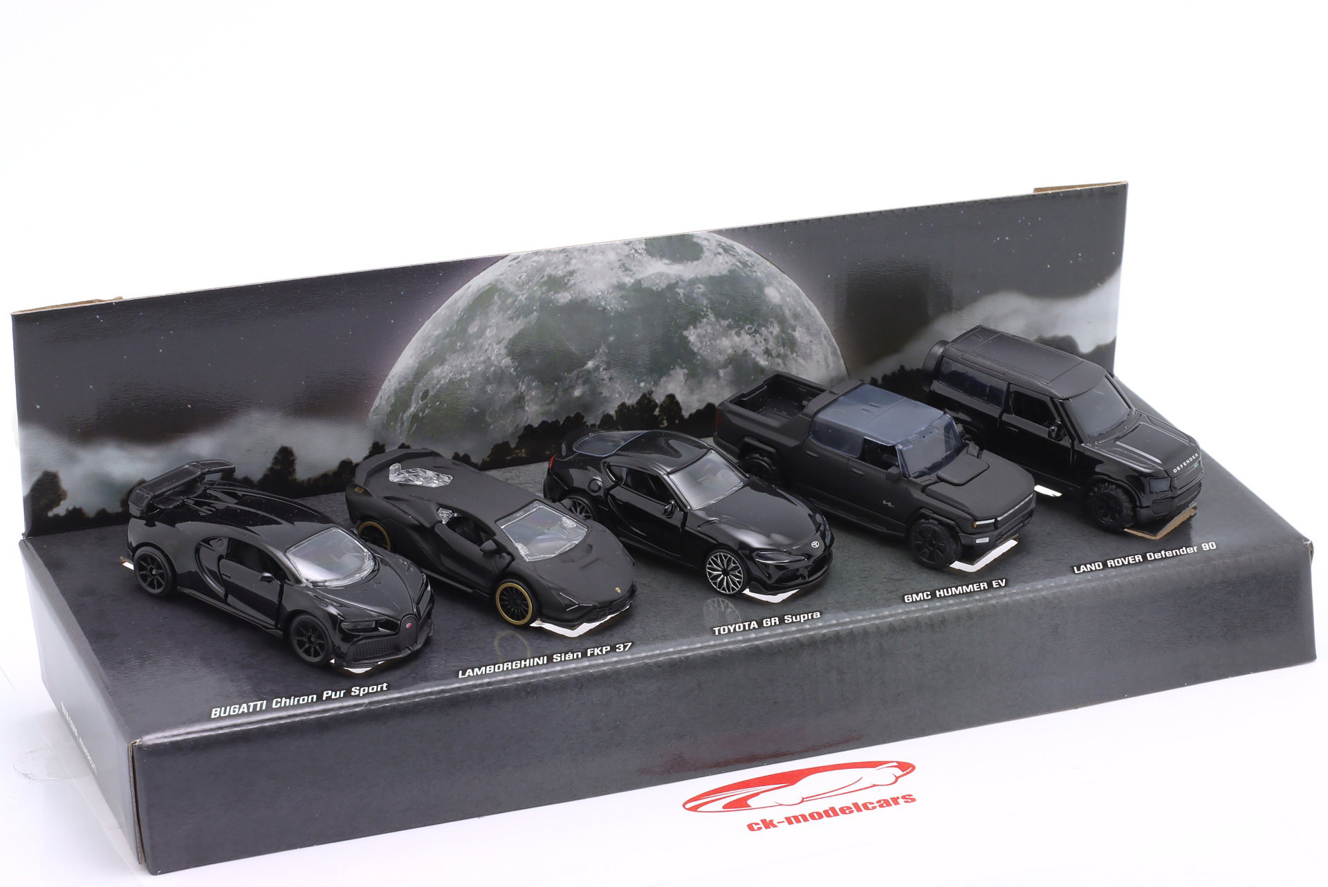 5-Car Set Black Edition 2.0 Next Generation 1:64 Majorette