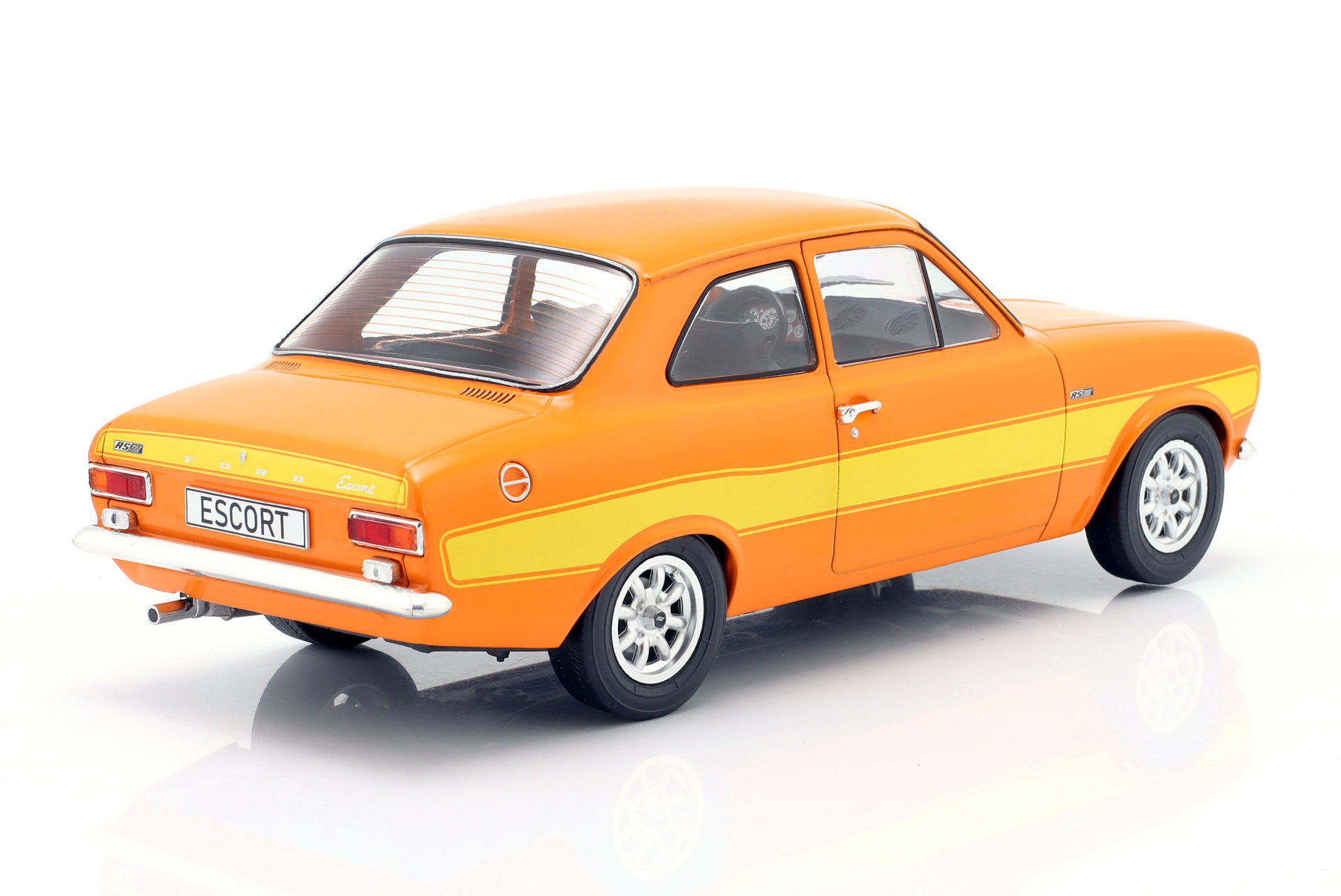 Ford Escort MK I RS 2000 year 1973 orange / yellow 1:18 ModelCar Group