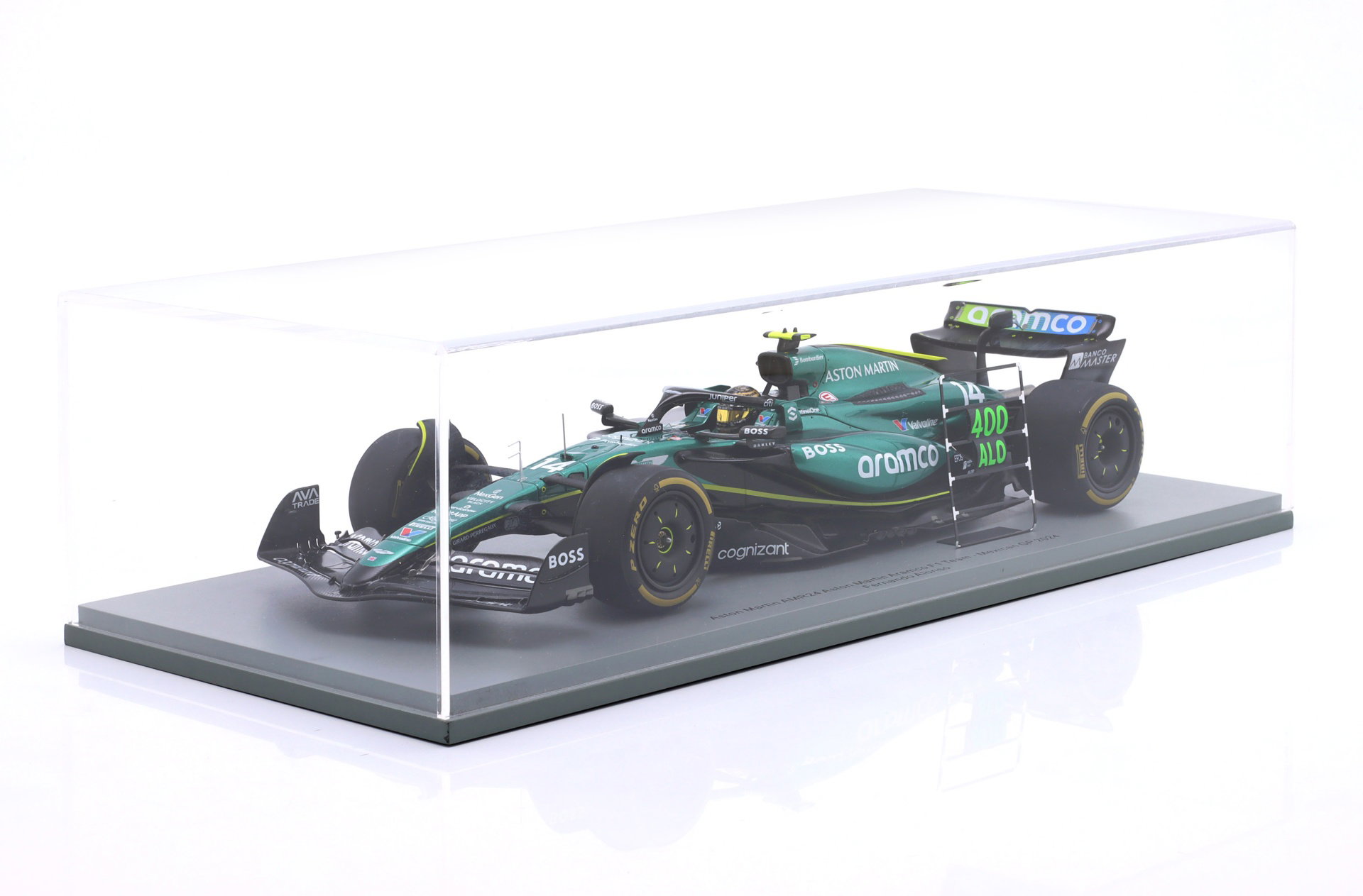 Fernando Alonso Aston Martin AMR24 #14 Mexique GP formule 1 2024 1:18 Spark