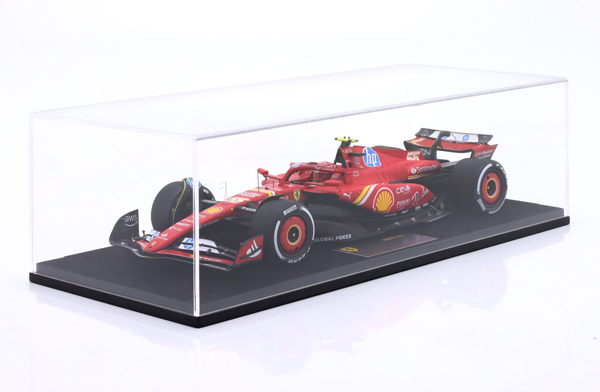 Carlos Sainz jr. Ferrari SF-24 #55 winnaar Mexico GP formule 1 2024 1:18 LookSmart