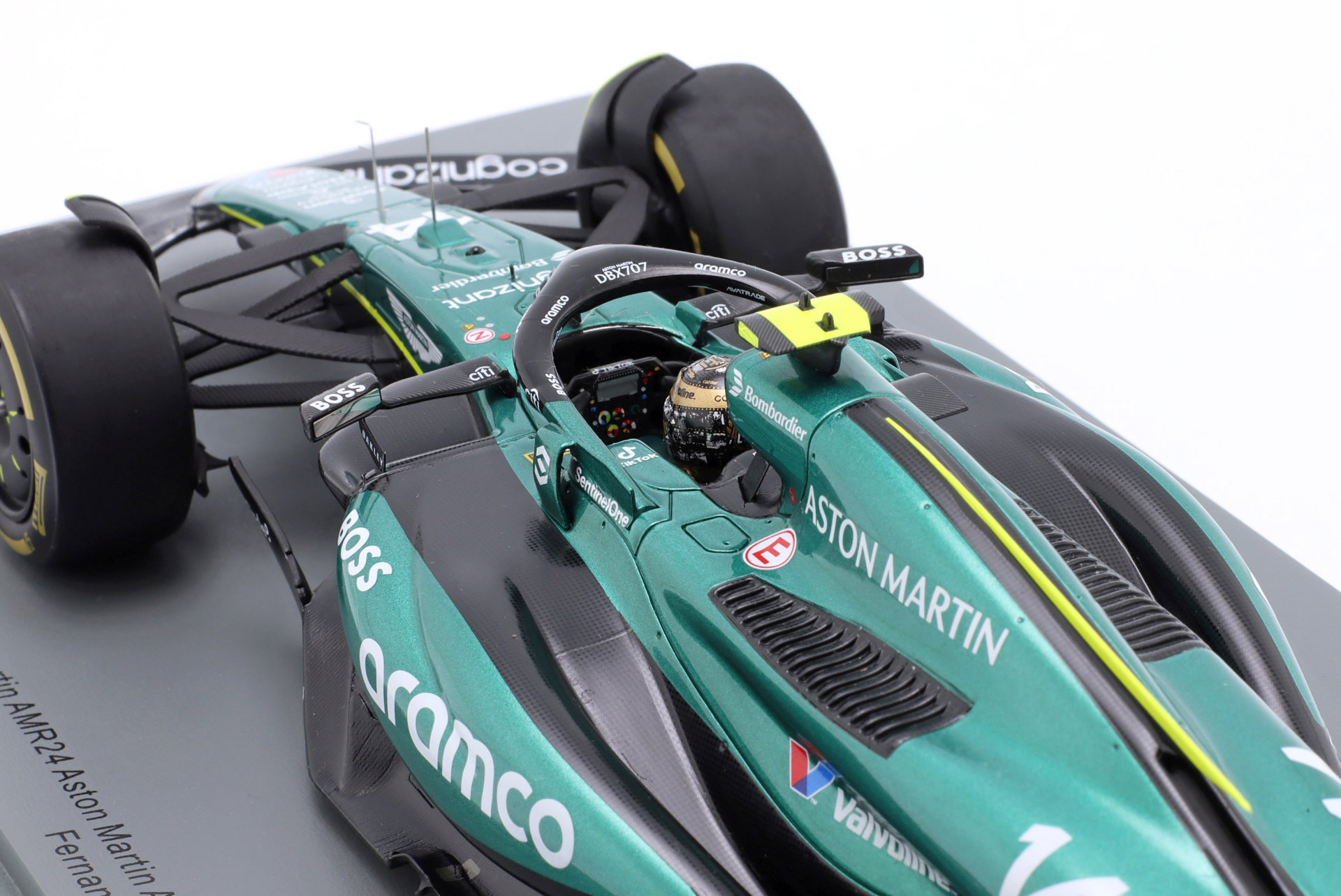 Fernando Alonso Aston Martin AMR24 #14 Mexique GP formule 1 2024 1:18 Spark