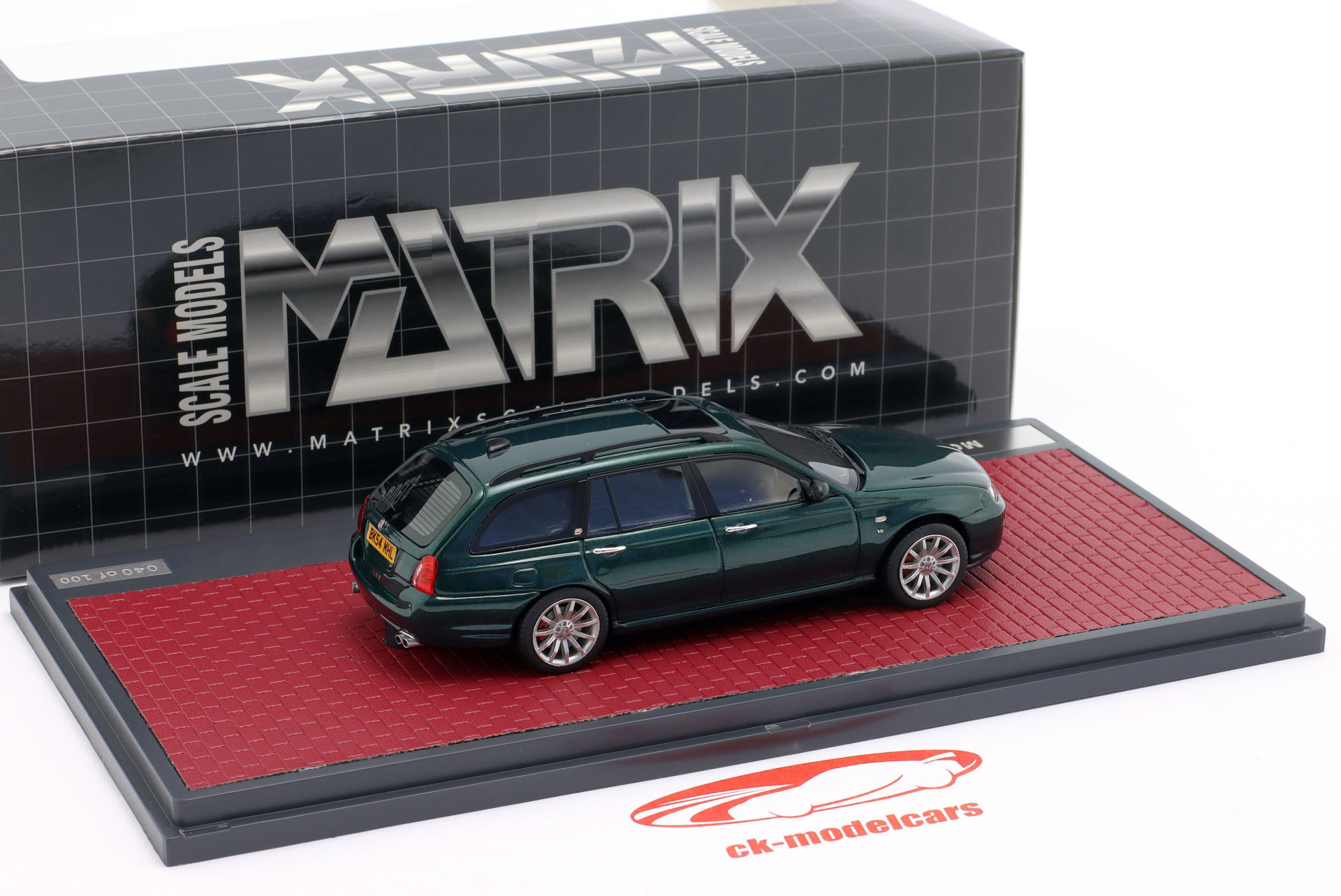 MG ZT-T 260 Año de construcción 2004-2005 verde metálico 1:43 Matrix