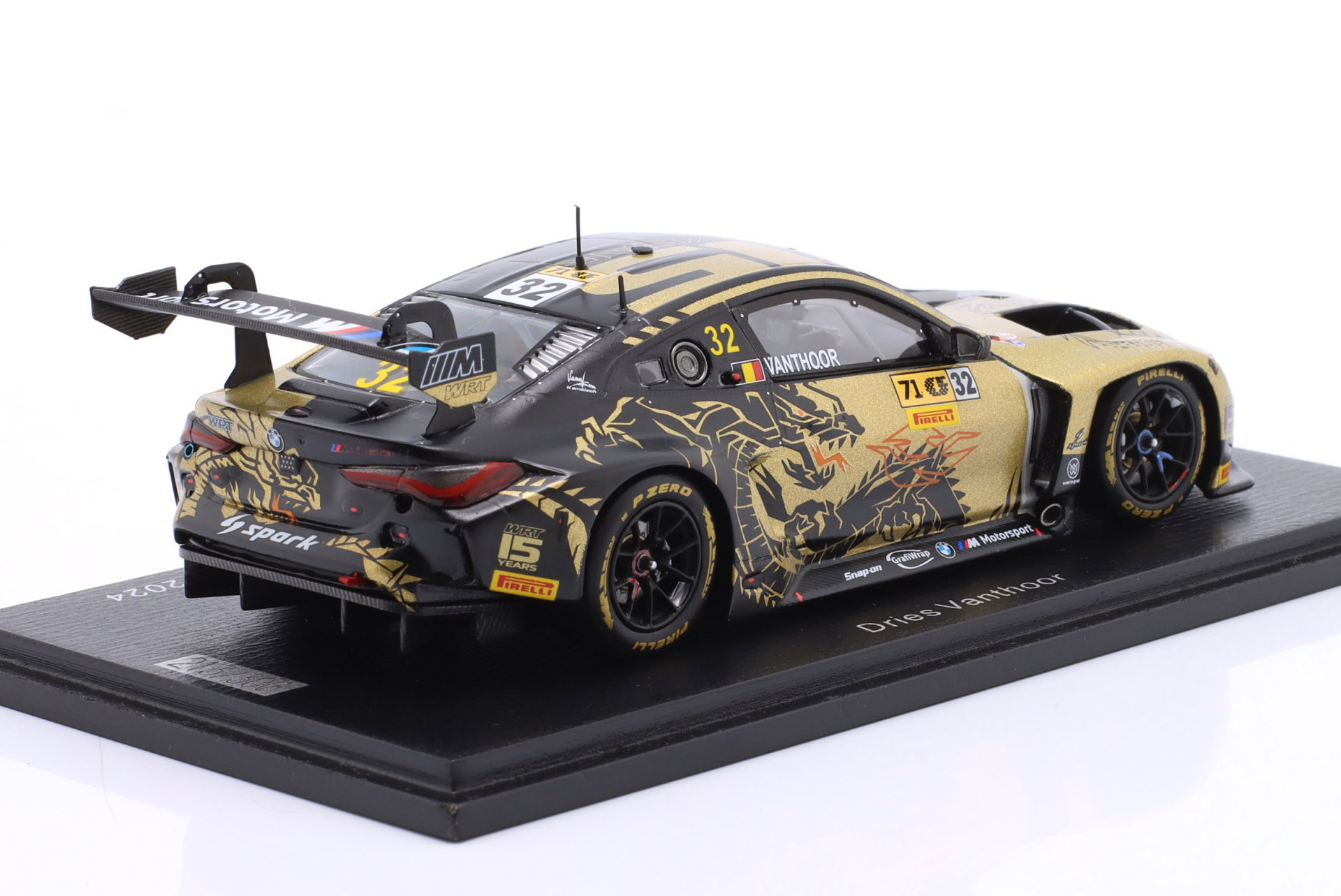 BMW M4 GT3 #32 FIA GT World Cup Macau 2024 Dries Vanthoor 1:43 Spark