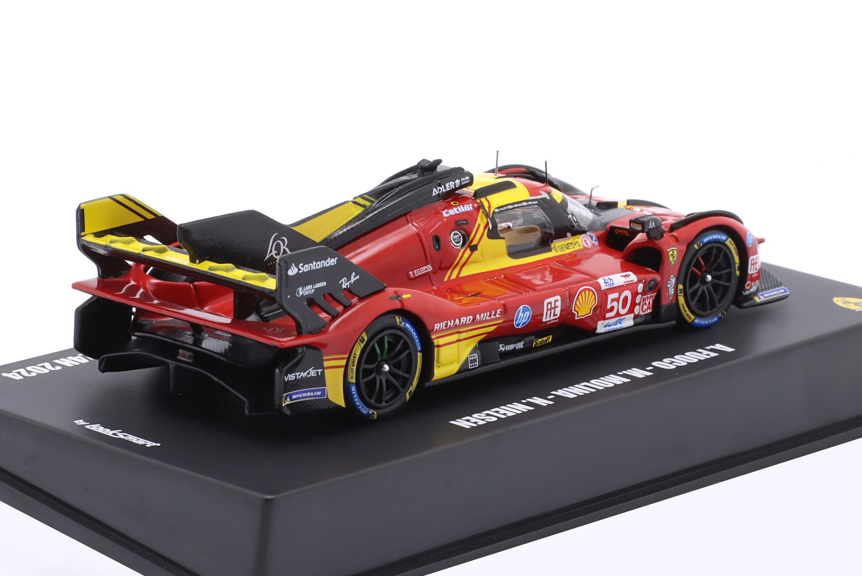 Ferrari 499P #50 ganador 24h LeMans 2024 Nielsen, Fuoco, Molina 1:64 LookSmart
