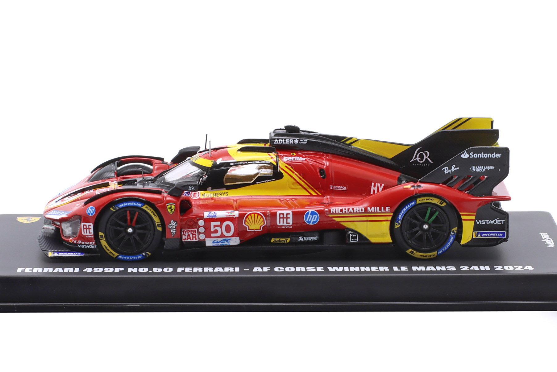 Ferrari 499P #50 ganador 24h LeMans 2024 Nielsen, Fuoco, Molina 1:64 LookSmart