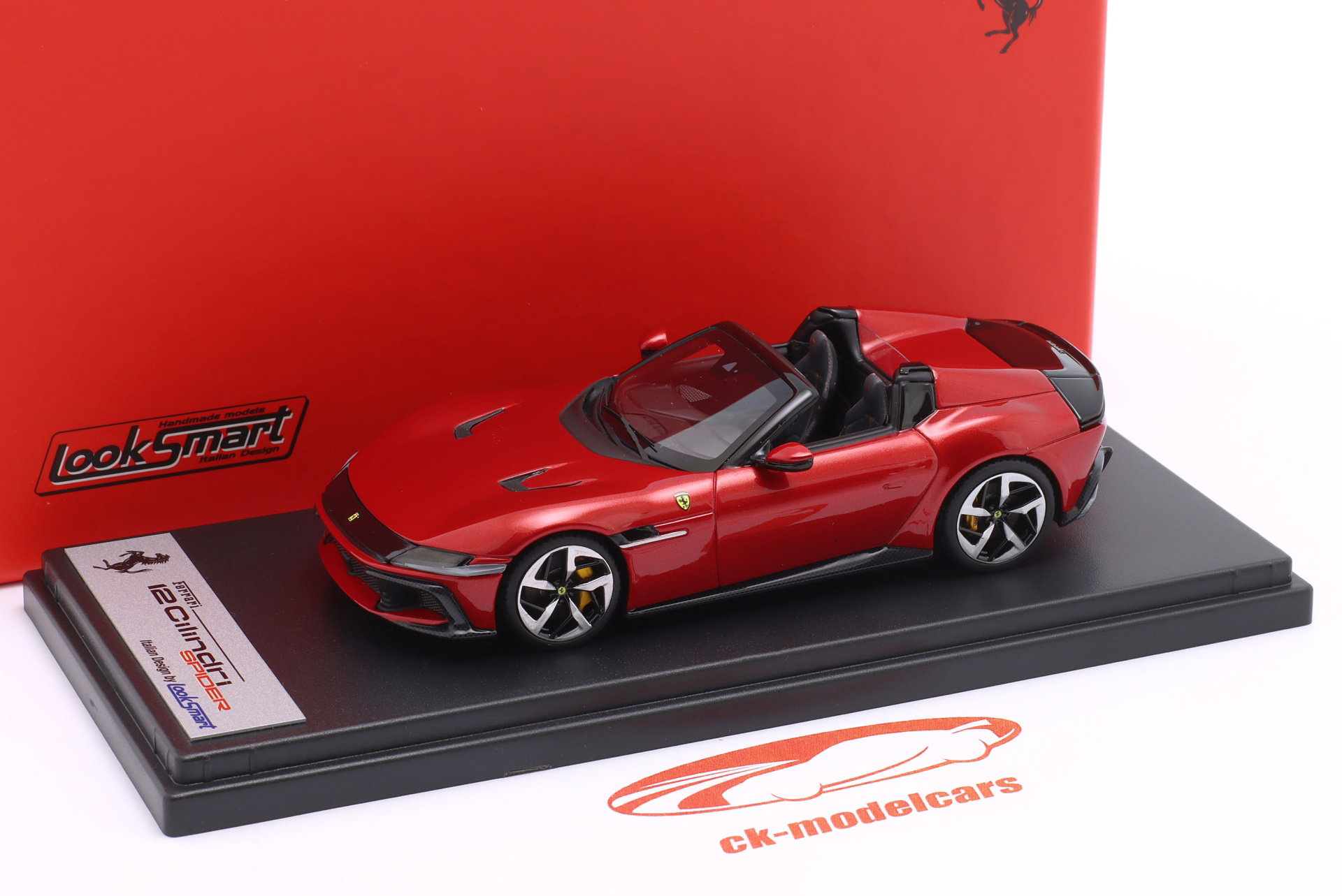 Ferrari 12Cilindri Spider Año de construcción 2024 Imola rojo 1:43 LookSmart