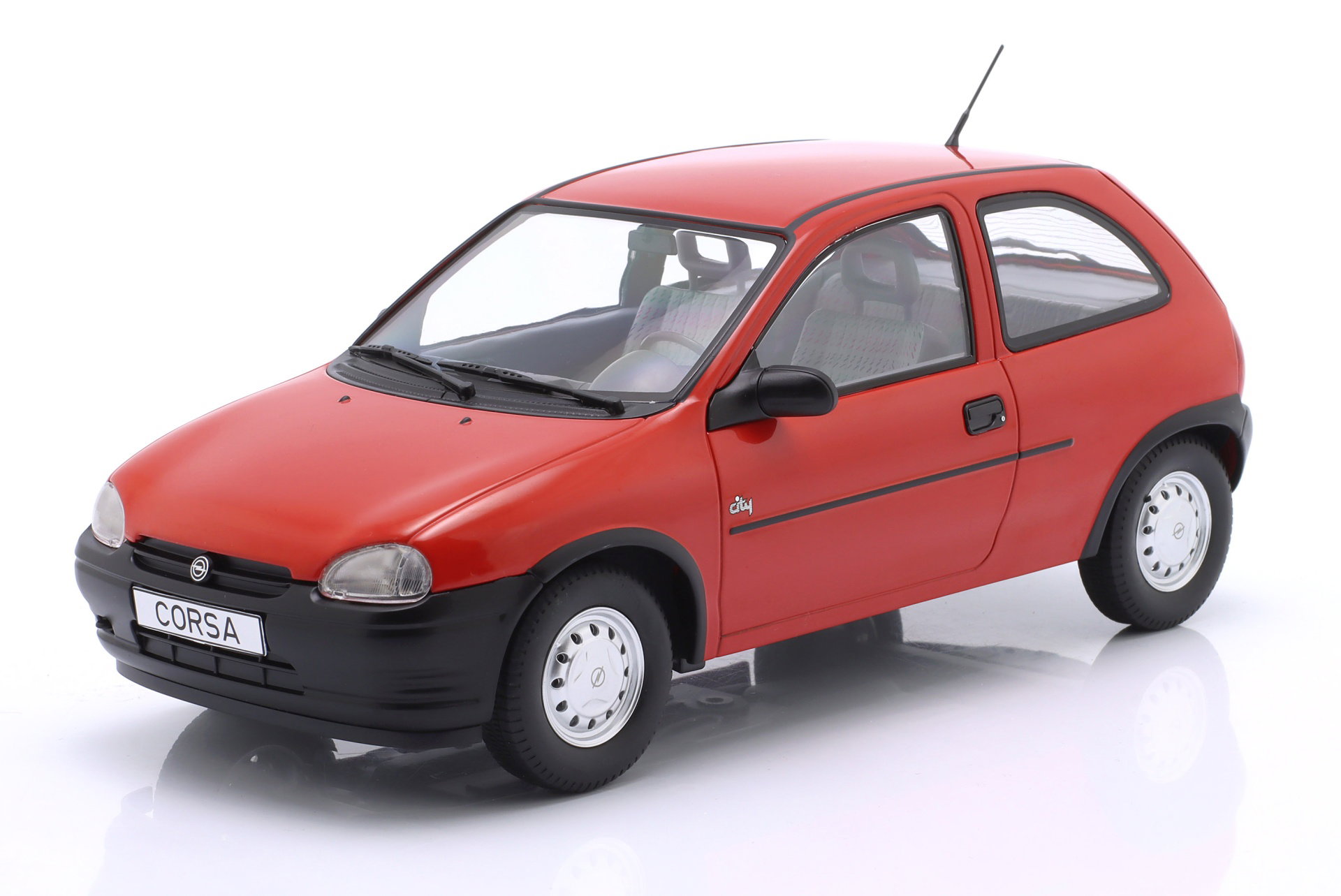 opel 1899 ミニカー ModelCarGroup 1:18 Opel Corsa B 建設年 1993-2000 赤 MCG18513