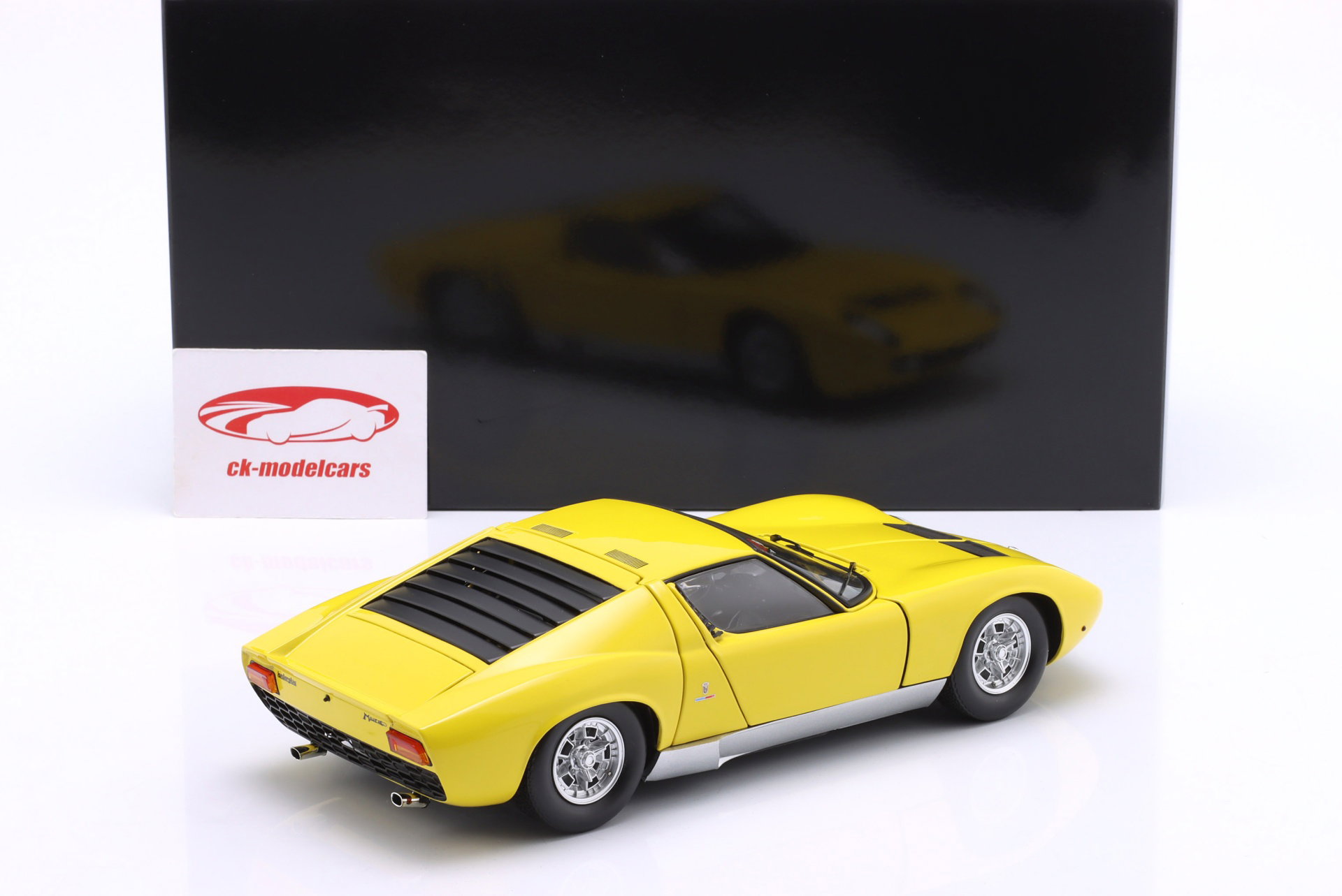 Lamborghini Miura P400 Année de construction 1968 jaune 1:18 Kyosho
