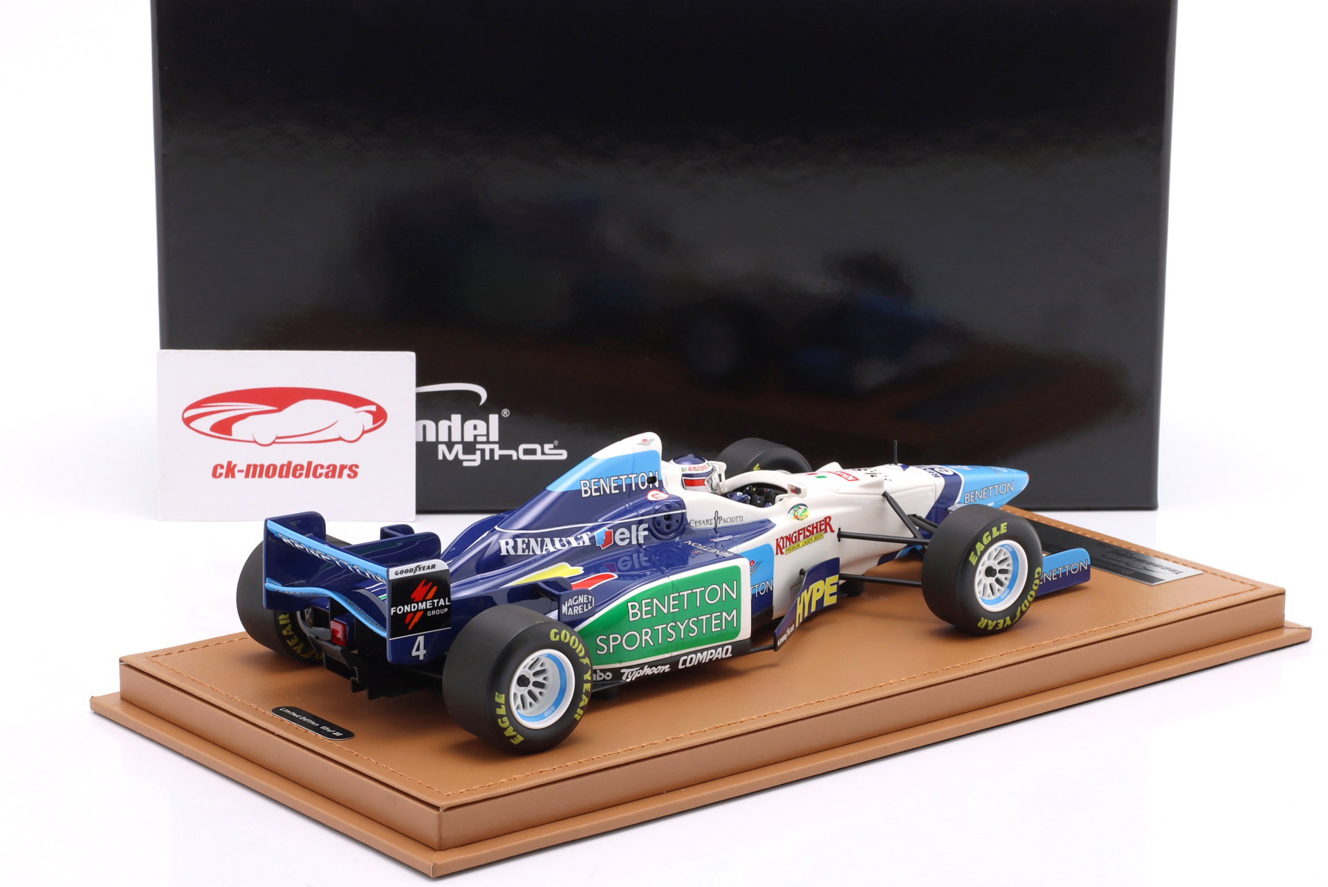 Tecnomodel 1:18 Gerhard Berger Benetton B196 #4 Monaco GP Formula