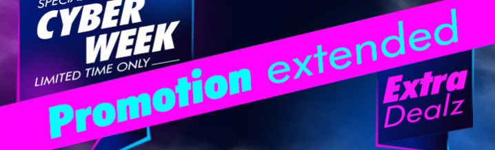 Cyber Week Extra Dealz
