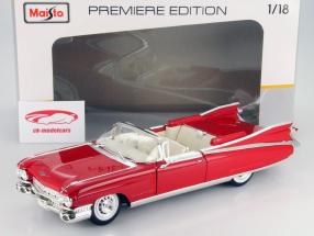Maisto 1:18 キャデラック エルドラド ビアリッツ 年 1959 赤