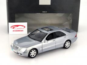 Maisto 1:18 メルセデス·ベンツ Sクラス 銀 完成モデル