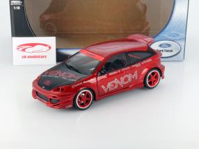Ford Focus Tuner Version Venom rood / zwart 1:18 HotWheels