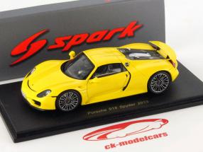 1/43　ポルシェ918　スパイダー　2013　黄色 Minichamps 1:87 Porsche 918 Spyder - 2013 - yellow | eBay