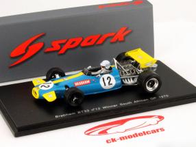 Jack Brabham Brabham BT33 #12 Vinder Sydafrika GP Formula 1 1970 1:43 Spark