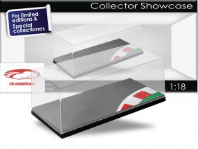 单一有机玻璃展示盒底座印上赛道和镶边 1:18 Triple9