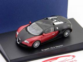 Bugatti EB 16.4 Veyron schwarz rot / black red  1:43 AutoArt