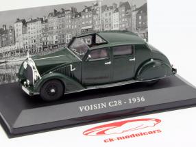 Voisin C28 Baujahr 1936 dunkelgrün 1:43 Altaya
