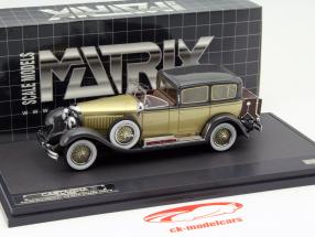 Mercedes-Benz 630K Coupe Chauffeur Castagna Baujahr 1929 gold / grau 1:43 Matrix