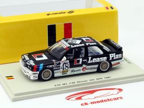 在庫処分セール Spa 24h Winner #48 (E30) M3 BMW 1:43 Spark 1987 model SB067 ミニカー