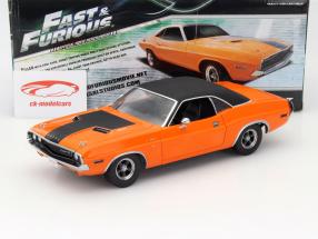 Darden's Dodge Challenger R/T Fast and Furious 2001 orange 1:18 Greenlight