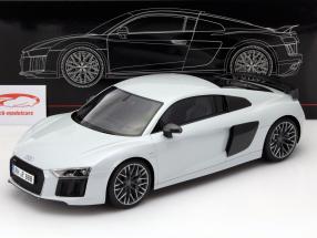 Audi R8 Coupe år 2015 lysegrå metallic 1:12 PremiumClassiXXs
