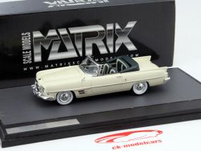 Dual-Ghia Convertible jaar 1957 wit 1:43 Matrix