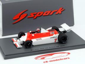 John Watson McLaren M29 #7 Grande-Bretagne GP formule 1 1979 1:43 Spark
