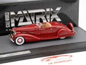 Duesenberg SJ572-2596 cabriolé SWB Bohman / Schwartz 1935 púrpura 1:43 Matrix