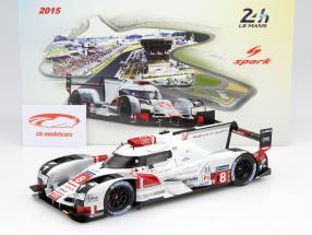 Audi R18 e-tron quattro #8 4ème 24h LeMans 2015 Duval, di Grassi, Jarvis 1:18 Spark