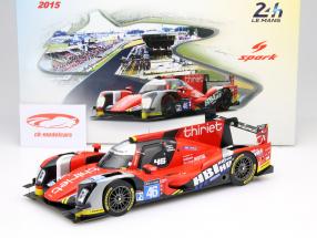Oreca 05 Nissan #46 24h LeMans 2015 Thiriet, Badey, Gommendy 1:18 Spark