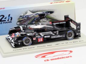 Porsche 919 Hybrid #18 5º 24h LeMans 2015 Lieb, Dumas, Jani 1:43 Spark