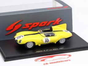 Jaguar D-Type #16 24h LeMans 1957 Frere, Rousselle 1:43 Spark