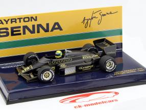 Ayrton Senna Lotus 97T #12 formula 1 1985 1:43 Minichamps