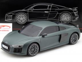 Audi R8 Coupe Year 2015 camouflage green 1:12 PremiumClassiXXs