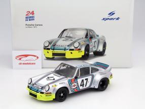 Porsche 911 Carrera RSR #47 24h LeMans 1973 Joest, Haldi 1:18 Spark
