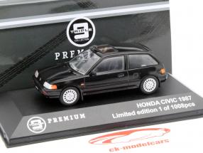 Honda CIVIC année 1987 noir 1:43 Triple9