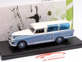 Mercedes-Benz 300D Versuchsbegleitwagen Year 1960 blue 1:43 AutoCult