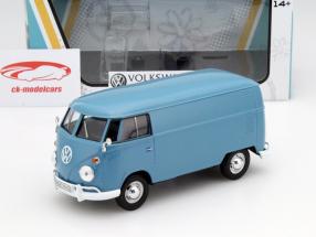 Volkswagen VW Type 2 van blue 1:24 MotorMax