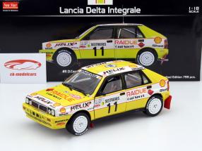 Lancia Delta Integrale #11 Rally Monte Carlo 1989 Cerrato, Vasino 1:18 SunStar
