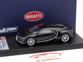 Bugatti Chiron motor espectáculo Ginebra 2016 negro 1:43 LookSmart