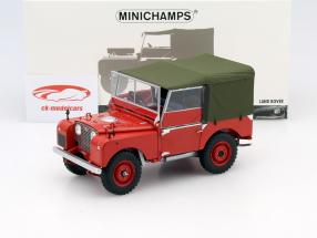 Land Rover Serie I Year 1948 red 1:18 Minichamps
