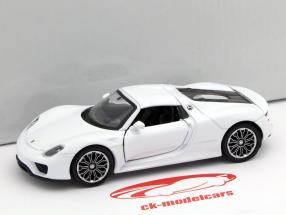 Porsche 918 Spyder Pullback wit 1:32 Welly