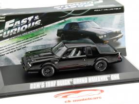 Dom's Buick Grand National GNX película Fast y Furious 4 2009 negro 1:43 Greenlight