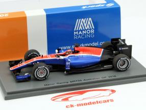 Pascal Wehrlein Manor MRT05 #94 Austrália GP fórmula 1 2016 1:43 Spark